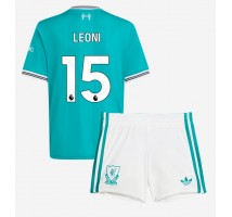 Liverpool Giovanni Leoni #15 Koszulka Trzecia dzieci 2025-26 Krótki Rękaw (+ krótkie spodenki)